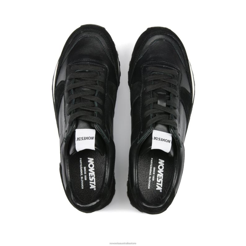 Marathon Leather Black 4620J149 Novesta Sneakers
