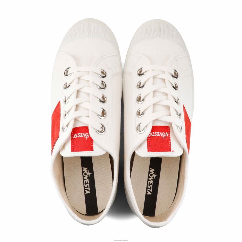 Star Master 10Wht-Red/110Wht 4620J12 Novesta Sneakers