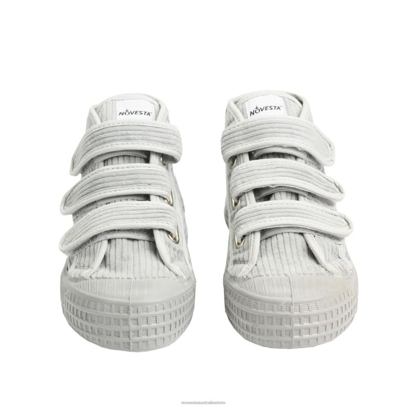 S.D. Kid Vel.Cord Mono Grey 4620J298 Novesta Vegan Shoes