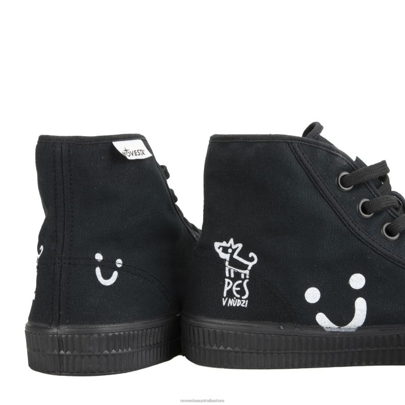 S.D. Pes V Nudzi All Black 4620J216 Novesta Vegan Shoes