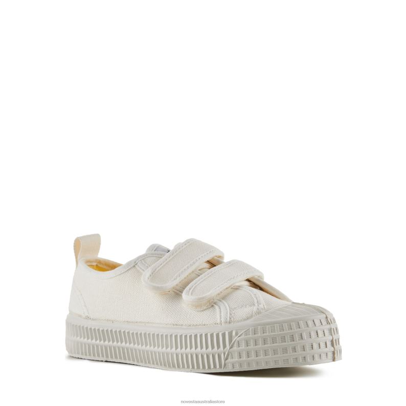 S.M.Kid Velcro 10 White 4620J290 Novesta Vegan Shoes