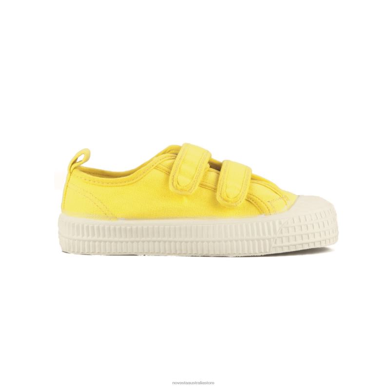 S.M.Kid Velcro 68 Yellow 4620J265 Novesta Vegan Shoes