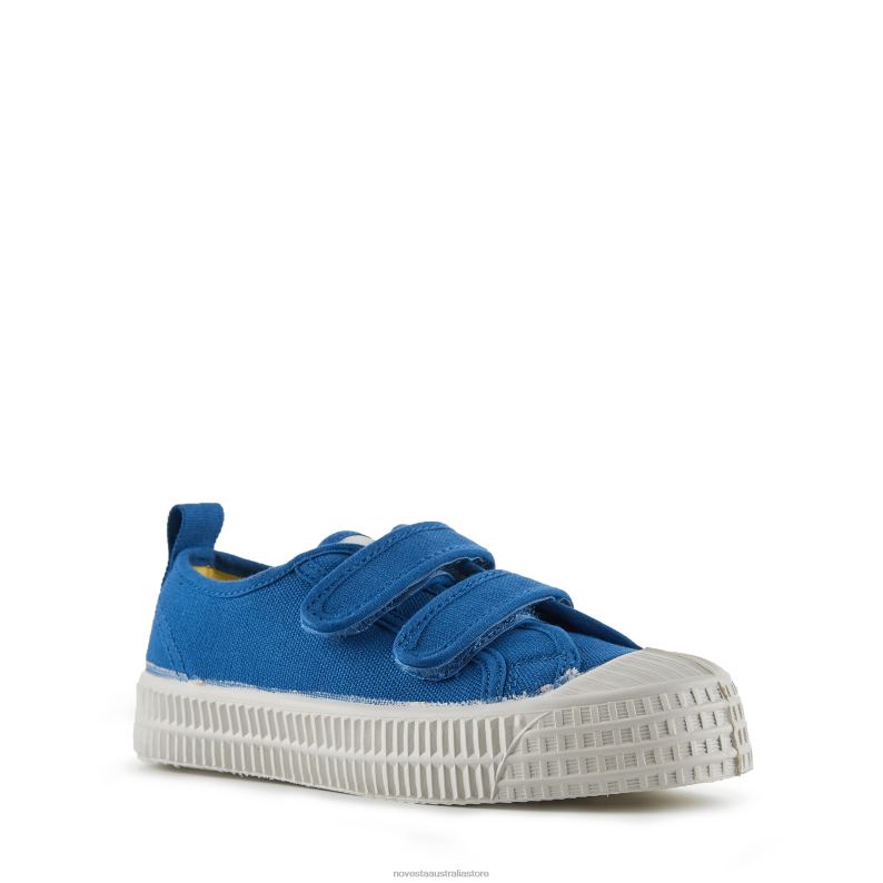 S.M.Kid Velcro 92 Azure 4620J264 Novesta Vegan Shoes
