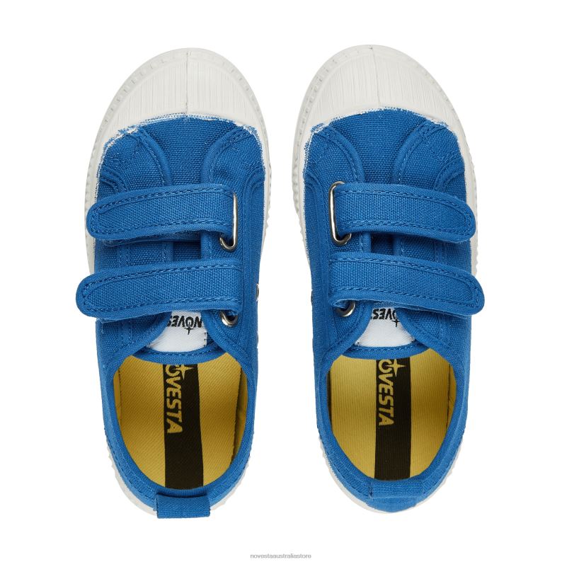 S.M.Kid Velcro 92 Azure 4620J264 Novesta Vegan Shoes