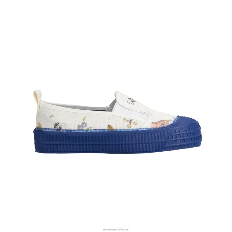 Slip-On Kid Bp Blanc 4620J222 Novesta Vegan Shoes