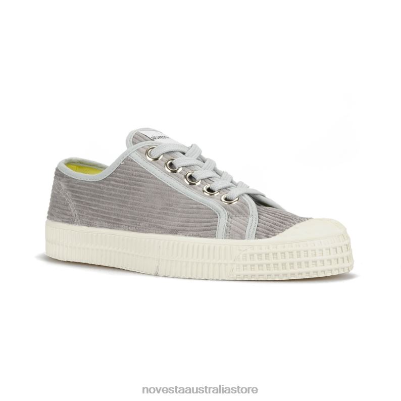 Star Master Corduroy Grey 4620J206 Novesta Vegan Shoes